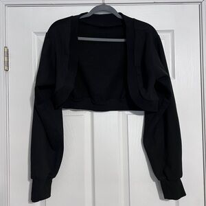 Long Sleeve Cropped Sweatshirt